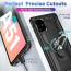 Vaku ® Samsung Galaxy A51 Hawk Ring Shock Proof Cover with Inbuilt Kickstand
