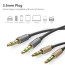 Rock ® Tangle-free 3.5 mm OFC AUX Audio Cable with Gold Plated Jack