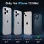 Vaku Luxos ® For Apple iPhone 13 mini Frosted Armor Case + Vibrant Color Buttons Back Cover [ Only Back Cover ]