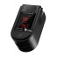 Vaku Luxos ® Pulse Oximeter Fingertip, Multipurpose Digital Monitoring Pulse Meter Rate & SpO2 with LED Digital Display [Battery included] - Black