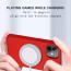 Vaku ® iPhone 12 Mini Fluid Silicon Magnetic Case Back Cover