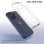 Vaku ® 2in1 Value Combo Pack Glassy Clear Silicone Back Cover + Tempered Glass Screen Guard for iPhone 15 / 15 Plus / 15 Pro / 15 Pro Max