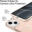 Vaku Luxos ® Apple iPhone 13 Series Star Struck Series Transparent Protective Hard Back Cover [ Only Back Cover ]