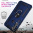 Vaku ® Xiaomi Redmi Note 8 Hawk Ring Shock Proof Cover with Inbuilt Kickstand