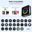 Vaku Luxos® AUTOGLIDE Wireless Apple CarPlay & Android Auto Adapter Video Streaming YouTube, Netflix, GPS Navigation, Backup Camera & TF Card Playback for All Cars
