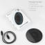 Vaku ® 15W Wireless Charger Waverex Series Fast Charging pad PD & Qi-Certified with Type C Cable