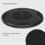 eller sante  ® 15W Wireless Charger Waverex Series Fast Charging pad PD & Qi-Certified with Type C Cable