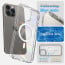 Vaku Luxos ® Apple iPhone 14 Pro Max Glassy Magsafe Series Clear TPU Shockproof Scratch Resistant Slim Protective Cover [ Only Back Cover ]