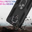 Vaku ® Xiaomi Redmi Note 9 Pro Hawk Ring Shock Proof Cover with Inbuilt Kickstand