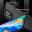 VAKU ® For Apple iPhone 12 Pro Max Frosted Armor Case + Vibrant Color Buttons Back Cover