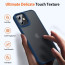VAKU ® For Apple iPhone 12 Frosted Armor Case + Vibrant Color Buttons Back Cover
