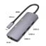 Eller Sante ® Portable USB C Hub,6 in 1 Aluminum Type C Adapter with 4K HDMI Port, Ethernet 100mbps RJ45 Port, 1 USB 3.0 Ports, USB-C Power Delivery, MacBook ,Samsung USB C Devices