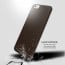 Vaku ® Apple iPhone 6 / 6S Carbon Fiber Finish Gel Grip Cover + Heat Air Holes Defender Case Back Cover