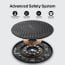 Vaku ® 15W Wireless Charger Waverex Series Fast Charging pad PD & Qi-Certified with Type C Cable