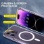 Vaku Luxos ® Apple iPhone 14 / 14 Plus / 14 Pro / 14 Pro Max Claris MagPro Series Clear TPU Shockproof Slim Protective Cover [ Only Back Cover ]