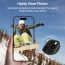 Vaku ® Apple iPhone 16 Pro Metal Camera Lens Protector Anti Scratch HD Clear Case Friendly Tempered Glass Camera Cover