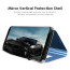 Vaku ® OnePlus 7 Mate Smart Awakening Mirror Folio Metal Electroplated PC Flip Cover