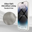 Vaku Luxos ® 2In1 Combo Apple iPhone 14 Pro Max Liquid Silicone Logo-Cut Soft Anti-Scratch Back Cover with 3D Tempered Glass