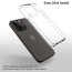 Vaku Luxos ® For Apple iPhone 13 Pro Max Glassy Series Non-Yellowing TPU Shockproof Scratch Resistant Slim Thin Protective Cover [ Only Back Cover ]