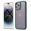 Vaku Luxos ® 2In1 Combo Apple iPhone 14 Pro Translucent Armor Slim Protective Metal Camera Back Cover with 3D Tempered Glass