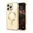 Vaku ® Apple iPhone 16 Pro Max Luxury Electroplated Magnetic Magsafe Camera Protection TPU Back Cover Case
