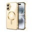 Vaku ® Apple iPhone 16 Plus Luxury Electroplated Magnetic Magsafe Camera Protection TPU Back Cover Case