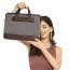 Vaku Luxos ® DA SALERNO 14 inch Laptop Bag Sleeve Premium Convertible Messenger Bag For Men and Women