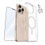 Vaku ® 3in1 Value Combo Pack Glassy Magpro Clear Silicone Back Cover Case + 3D Tempered Glass + Camera Lens Protector Screen Guard for iPhone 16 / 16 Plus / 16 Pro / 16 Pro Max