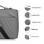 Vaku Luxos ®️ Criss-Cross Leather Sleeve 15” Messenger Sleeve Laptop Bag For Men and Women