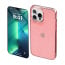 Vaku Luxos ® 2In1 Combo Apple iPhone 13 Pro Star Struck Series Transparent Protective Hard Back Cover with 3D Tempered Glass