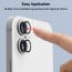 Vaku ® Apple iPhone 16 Metal Camera Lens Protector Anti Scratch HD Clear Case Friendly Tempered Glass Camera Cover