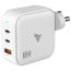 DR VAKU ® 65W Charger Type C Fast Adapter With Multi Port Dual PD Charging GaN Technology For MacBook Laptop, iPhone 16/15/14/13/12 Series, Samsung and Android Devices