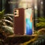 Vaku ® Vivo Y55 5G Luxemberg Leather Pattern Gold Electroplated Soft TPU Back Cover
