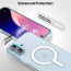 Vaku Luxos ® Apple iPhone 16 Glassy Certified Mag-Safe Clear TPU Shockproof Scratch Resistant, Slim, Thin, Military-Grade Protection Back Cover