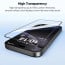 Vaku ® 3in1 Value Combo Pack Glassy Magpro Clear Silicone Back Cover Case + 3D Tempered Glass + Camera Lens Protector Screen Guard for iPhone 16 / 16 Plus / 16 Pro / 16 Pro Max