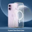 Vaku Luxos ® Apple iPhone 17 Glassy MagPro Clear TPU Shockproof Scratch Resistant Military-Grade Protection Back Cover