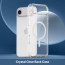 Vaku Luxos ® Apple iPhone 17 Air Glassy MagPro Clear TPU Shockproof Scratch Resistant Military-Grade Protection Back Cover