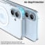 Vaku Luxos ® Apple iPhone 16 Glassy Certified Mag-Safe Clear TPU Shockproof Scratch Resistant, Slim, Thin, Military-Grade Protection Back Cover