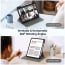 Vaku ® FLARE Apple iPad Air 11 inch (M2) Back Flip Stand Cover 360 Degree with Pencil Holder Powerful Magnetic Attachment Slim Trifold Stand Case