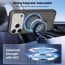 Vaku Luxos ® Apple iPhone 17 Pro Glassy Magpro Smokey Transparent TPU Case Shockproof Non-Yellowing Scratch Resistant Military Grade Protection Screen Protector Back Cover