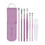 Dr Vaku ® Reusable EarWax Removal Cleaning Tool Kit (Set of 7) Stainless Steel With Storage Case Ear Pick Scoop Curette Cleaner And Spring Buds Safe Easy & Hygienic