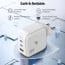 DR VAKU ® 65W Charger Type C Fast Adapter With Multi Port Dual PD Charging GaN Technology For MacBook Laptop, iPhone 16/15/14/13/12 Series, Samsung and Android Devices