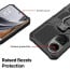 Vaku ® Oppo Reno10 5G Vanguard Military Grade Armor Case with Metal Belt Clip Kickstand Back Cover