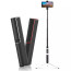 Vaku ® Flexible Aluminum Tripod Extendable Selfie Stick upto 3.5 feet with Wireless Bluetooth Remote