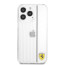 Ferrari ® On Track 3D Lines Contrasted Black Line PC/TPU Hard Case for Apple iPhone 13 Pro Max (6.7") - Transparent
