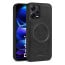 Vaku ® Xiaomi Redmi Note 12 Pro Maxtron Leather Stitched Magnetic Magsafe Non-Slip Grip Shockproof Back Cover