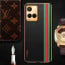 Vaku ® Vivo Y33T Felix Line Leather Stitched Gold Electroplated Soft TPU Back Cover Case