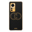 Vaku ® Xiaomi 12 Pro 5G Skylar Leather Pattern Gold Electroplated Soft TPU Back Cover