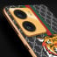 Vaku ® Vivo Y56 Lynx Designer Leather Pattern Gold Electroplated Soft TPU Back Cover Case