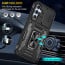 Vaku ® Samsung Galaxy A54 5G Aegis Armor Slide Camera Protection Magnetic Ring Holder Kickstand Back Cover